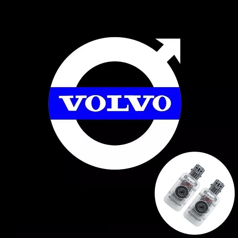 2026 New For Volvo Emblems 2PCS HD Car Door Welcome Lights For Volvo XC90 V90 V60 XC60 V40 S80 S60 S90 C40 XC40 V70 XC70 C30 C70