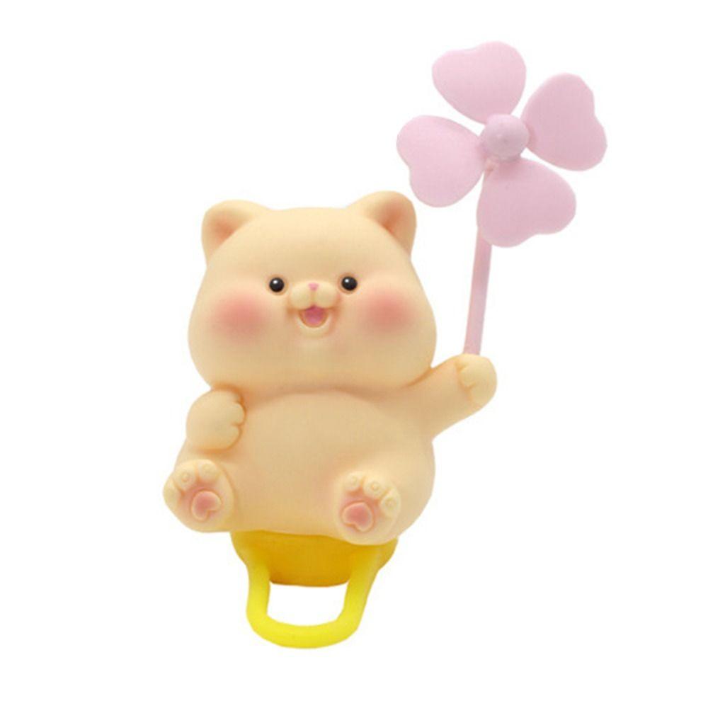 Capibara Animal Doll Windmill Decoration Cartoon Capibara Bicycle Handlebars Ornaments