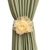 Flower Shape Curtain Buckles No Punching Curtain Strap Modern Curtain Hanging Rope  Home Decoration