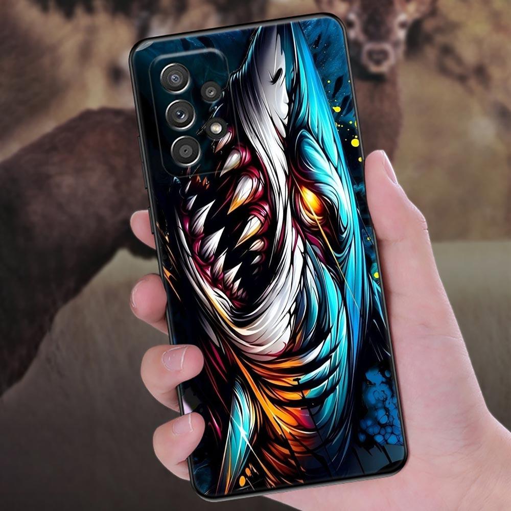 Ocean Whale Shark Animal Phone Case For Samsung Galaxy A57 A56 A37 A55 A36 5G A26 A54 A52 A35 A34 A25 A17 A16 A15 A07 A06 Cover