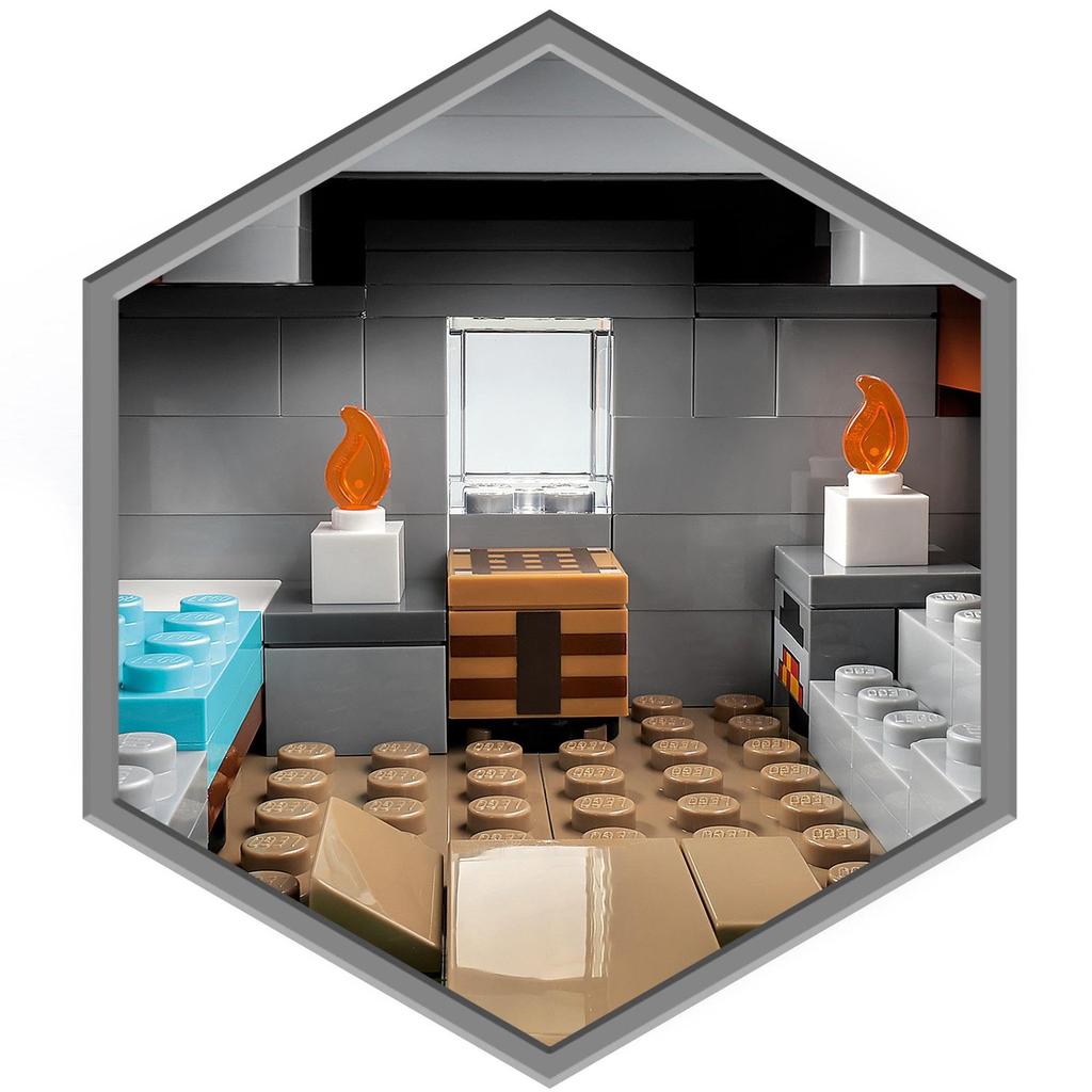 LEGO Minecraft Заброшенная деревня 21190 Игрушечный блок Настоящее видеоигра Строительство города Мальчики Девочки 8 лет и старше