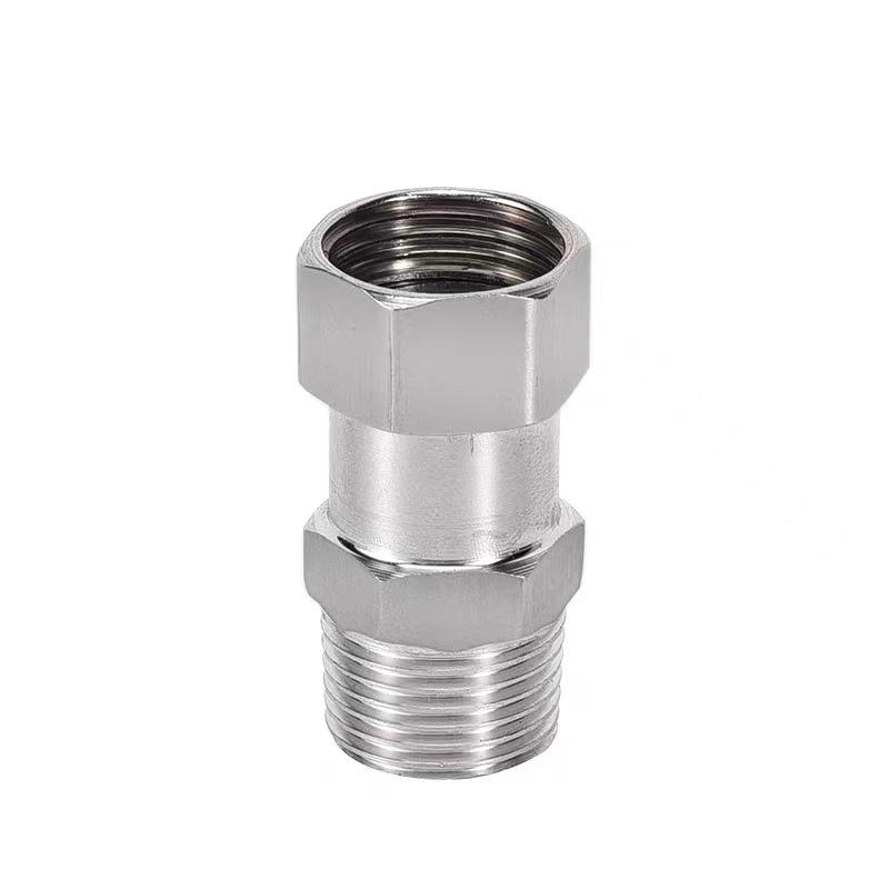 Precision Cast Stainless Steel Union Tee - Male to Dual Female Threaded Elbow Pipe Fitting