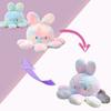 Очаровательная двусторонняя плюшевая игрушка-осьминог, животное, кролик, подарок на день рождения для детей