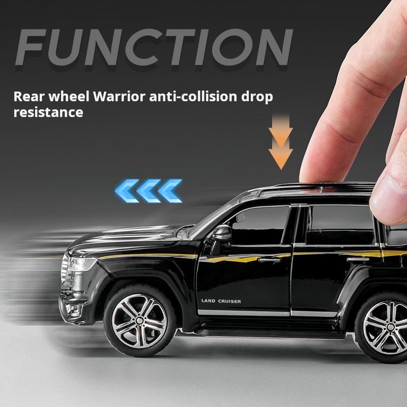 2026 Новый 1/32 Масштаб Симуляция Сплав Land Cruiser LC300 Модель Автомобиля Большой Внедорожник Детская Игрушечная Машинка Коллекционная Декорация Оттяни Назад
