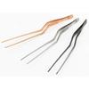 Kanda Tongs, Serving Chopsticks, Chef Tongs, Made In Japan, Ideal for Japanese Cuisine, Desserts, and Chinese Food, 19cm, Pink Gold, 083293