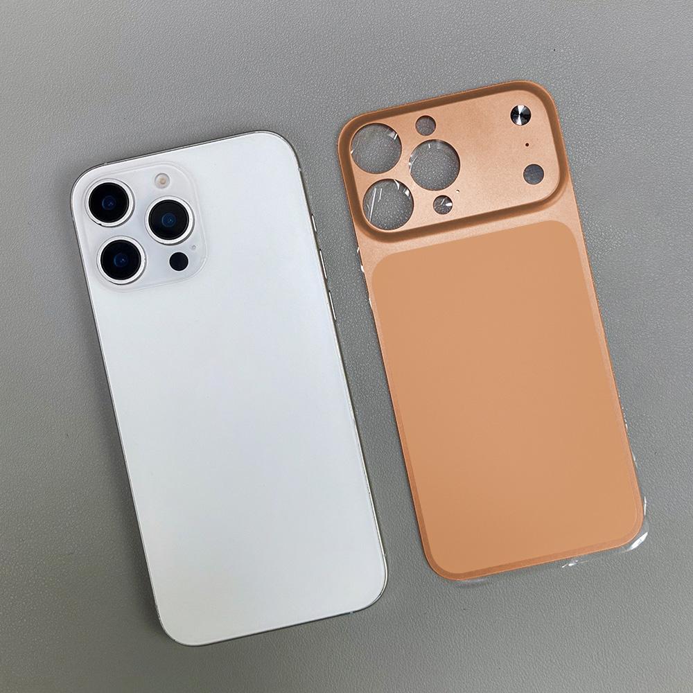 Для iPhone 16 15 14 13 Pro Max Преобразовать Изменить на 17 Pro Max Задняя наклейка Защитная крышка для камеры С защитой для объектива камеры