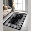 Нескользящий моющийся мягкий коврик в черной рамке, кухонный коврик, коврик для ванной, коврик для гостиной