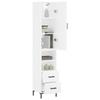 VidaXL Highboard White 34.5x34x180 Cm Engineered Wood 3198913