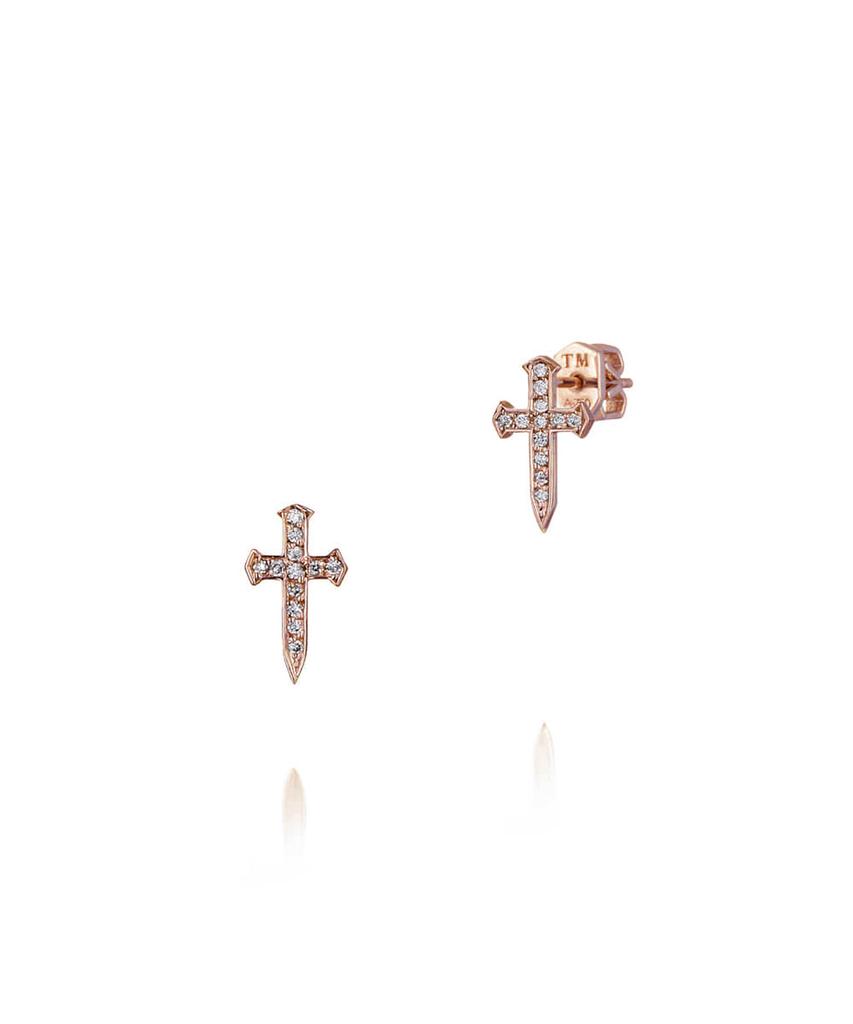 Trencadism Alexander Earrings 18K Gold Diamond Earrings Alexander Earring Axe13Bp