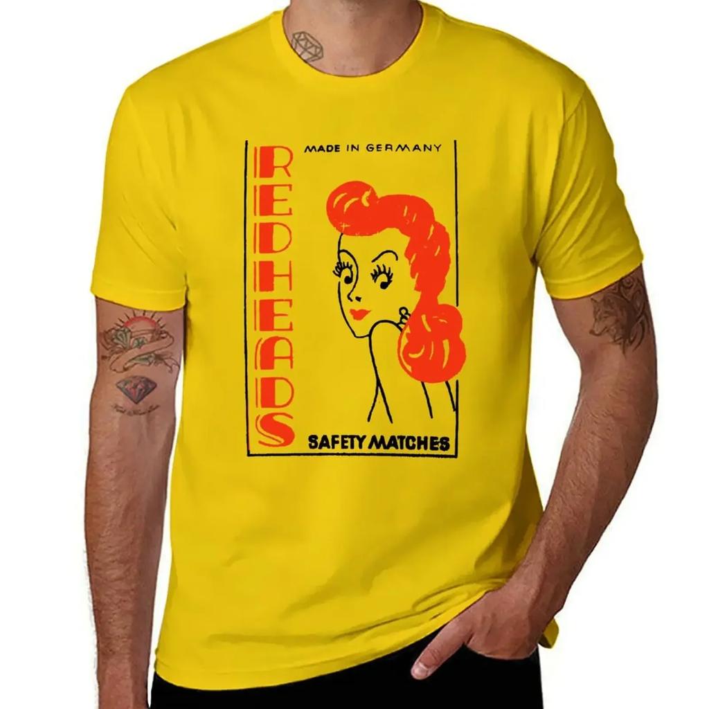 Redhead Safety Matches Tshirt Unisex Clothes Boys Whites Graphic T Shirts Unisex Graphic T Shirts