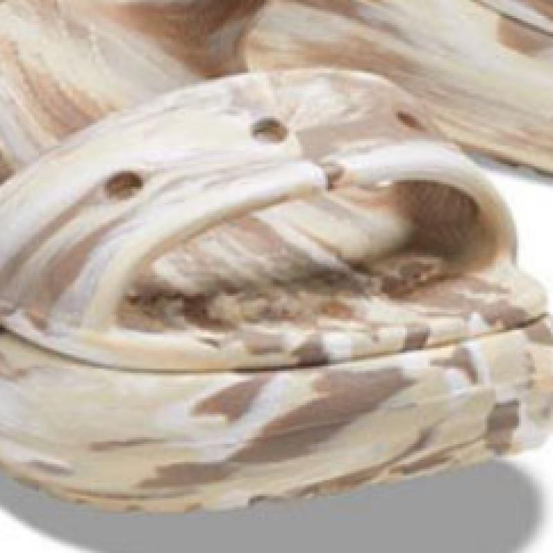 Crocs Сандалии Common Crush Marble Bone 208235 2y3