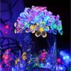 1PC Solar String Flower Lights Outdoor Waterproof 20/50LED Fairy Light For Garden Fence Patio Yard Christmas Tree Decor