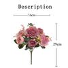 Accessories Simulation Peony Flower Silk Petals Faux Flower Fake Floral Bouquet  Home Decoration