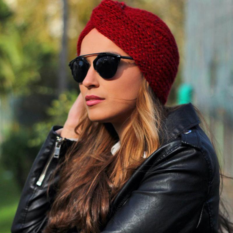 Женский мусульманский тюрбан, вязаная шапка, шапка от рака, химиотерапия, головной убор от выпадения волос