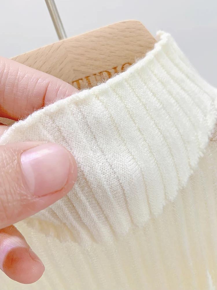 Сетчатый трикотажный топ для женщин Y2K, майка с полуворотником, жилет для женщин, без рукавов, шикарный уличный стиль с вырезами, однотонный облегающий белый топ-труба