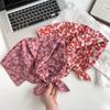 Ladies Silk Scarf Square Scarf High Sense Spring and Summer Retro Small Floral Headscarf Pastoral Literary Scarf