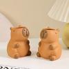 Capybara Pen Holder Cute Animal Shape Desk Organizer for Pens Makeup Brushes Utensils Creative Office Home Decor
