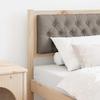 Headboard Other Brown and Taupe 75 cm Solid Pine Wood