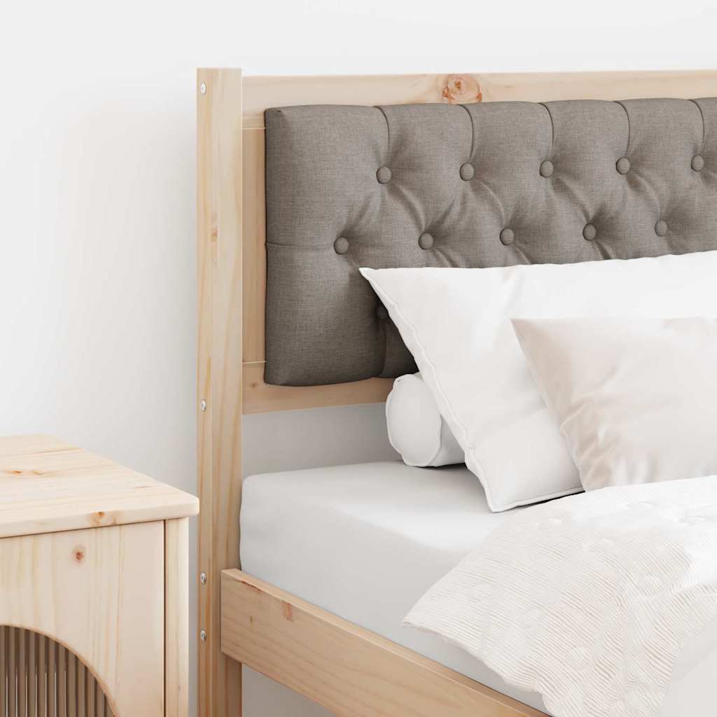 Headboard Other Brown and Taupe 75 cm Solid Pine Wood