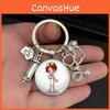 Care Nurse Dental Keychain With Medical Syringe And Stethoscope Pattern Gift