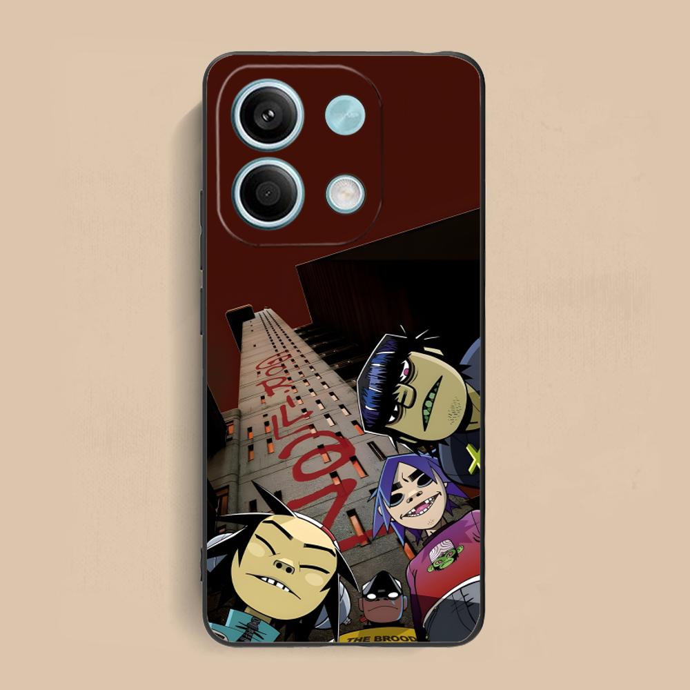 Mobile Gorillaz Phone Case for Xiaomi Redmi Note 14 13 12 11 A5 3 2 1 Pro Plus 4G 5G Colour Printing Pretty Cellphones Cover