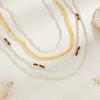 2025 Faddish 4Pcs/Set Boho Multilayer Summer Bikini Sexy Waist Belly Chain Women Rice Beads Body Chain Charm Jewelry Gift