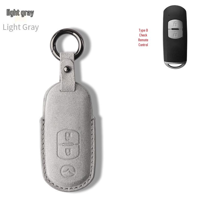 Премиальный замшевый чехол для ключей с пряжкой для Mazda CX-4, CX-5, Axela, Atenza и старой Mazda 6