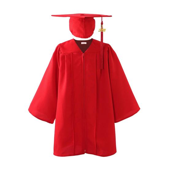 Комплект выпускной мантии и шапочки для детского сада, унисекс, наряд «Поздравляю, выпускник» с кисточками и подвесками 2026 года для дошкольников и детского сада