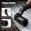 Electric Grill Brush, Cordless Electric BBQ Grill Cleaner with Powerful Motor, Rechargeable Grill Cleaning Brush for Burnt-On Grease & Grill Grates