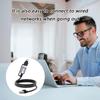 Ethernet-кабель Type C+USB 1,8 м Плетеный шнур Порт RJ45 Поддерживает гигабитную скорость для подключения планшетного ПК 180 см