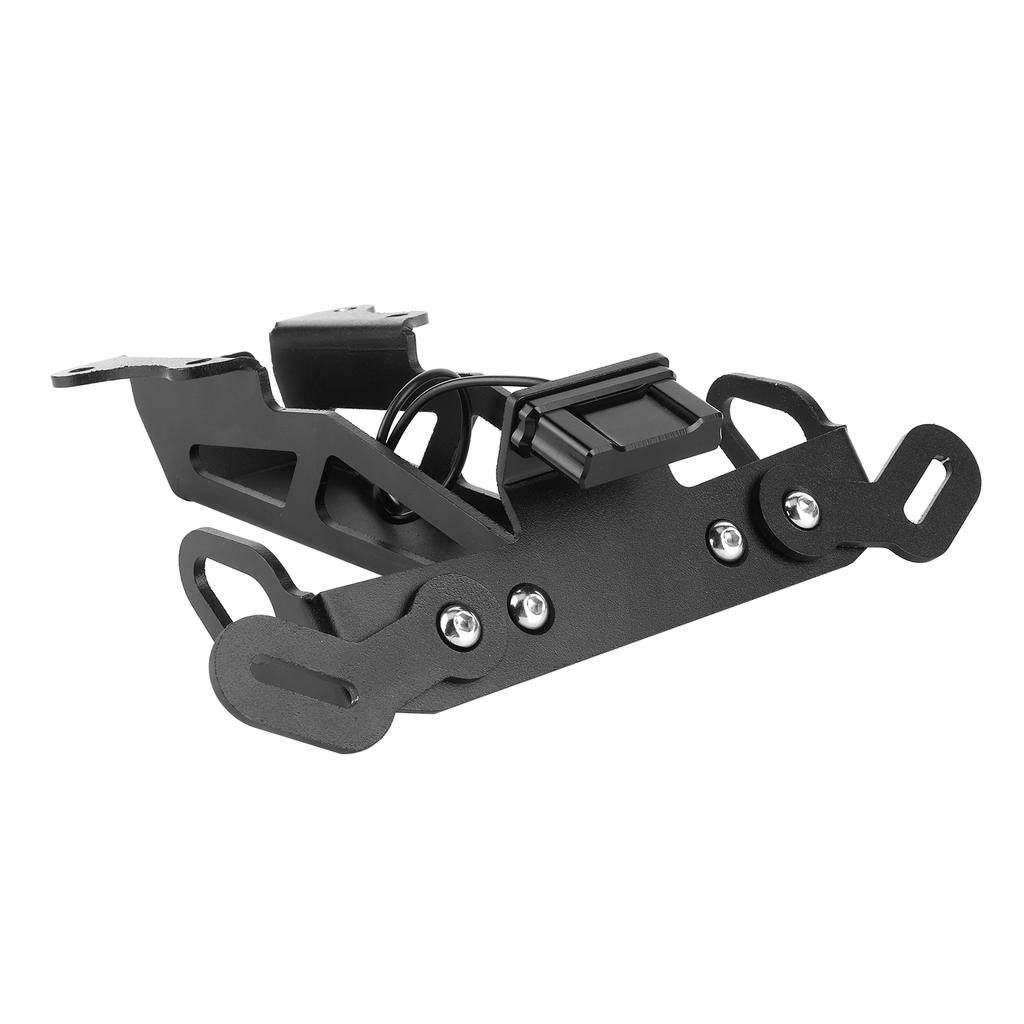 Задний держатель номерного знака мотоцикла с белой светодиодной подсветкой подходит для Yamaha MT?09 Трейсер ФДж?09