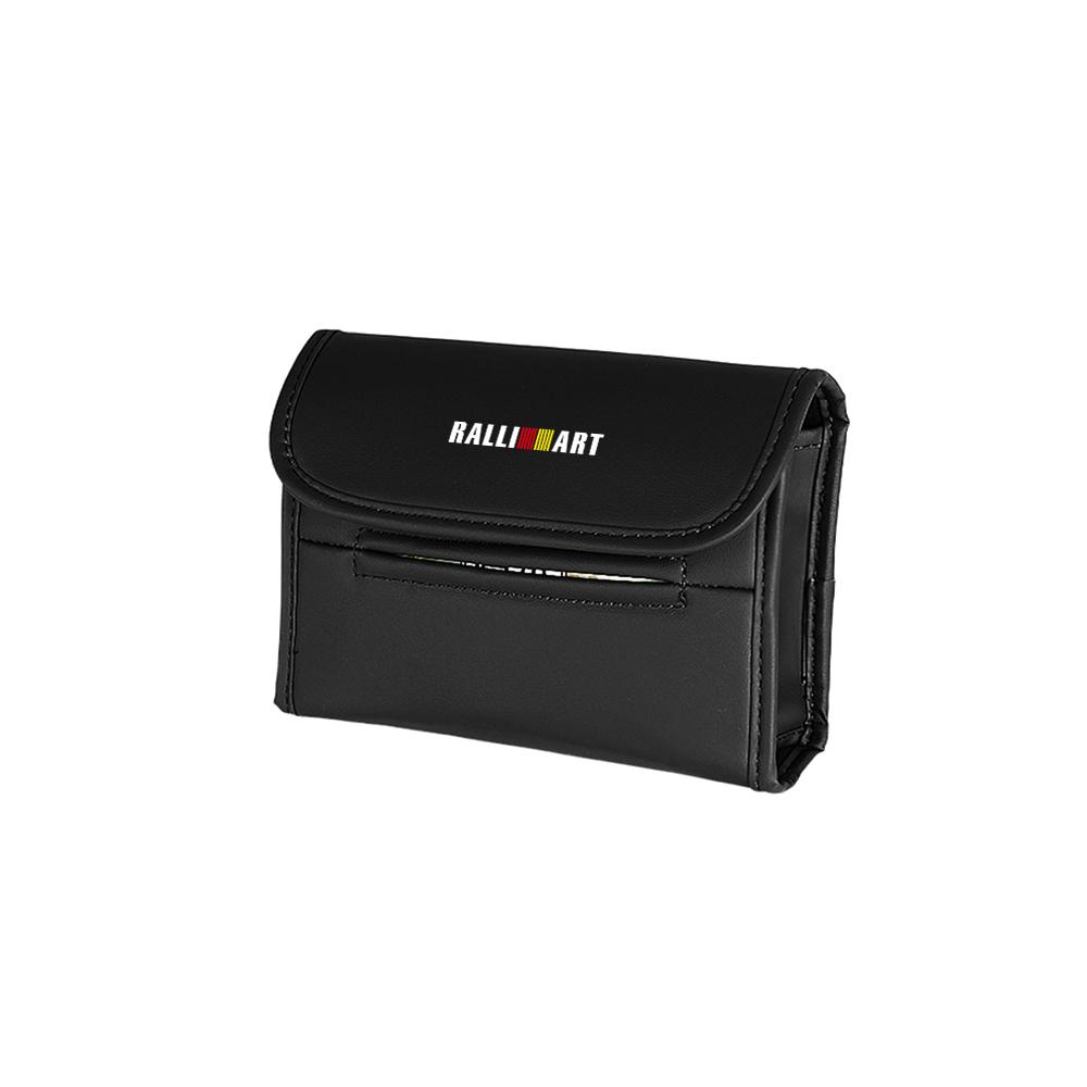 Car Tissue Box Car Seat Back Tissue Hanging Storage Bag For Mitsubishi ASX EVO Lancer EX Montero Mirage Outlander Grandis Pajero