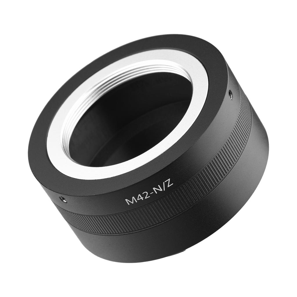 Manual Lens Mount Adapter Ring Aluminum Alloy for M42-Mount Lens To Nikon Z5/Z6/Z7/Z50 Z-Mount