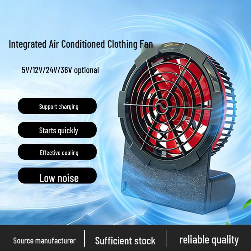 Air-Conditioned Cooling Clothing with 9-Blade Brushless Fan - Available in 12V, 18V, 25V, 30V for Summer Heatstroke Prevention