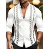 Spring Autumn Temperament Thin Shirt Top Men's Long Sleeved Casual Loose Shirts Men’s