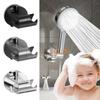Self-adhesive Shower Holder 360°Adjustable Shower Head Stand Bracket  Bathroom Accessories