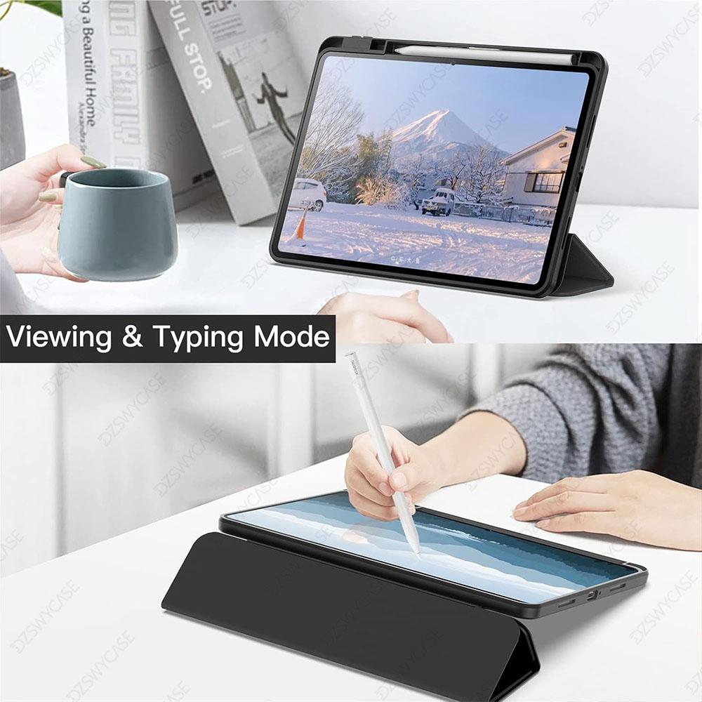 Чехол для Mi Pad 6/Mi Pad 6 Pro (11-дюймовый, Модель) с держателем для ручки, задней подставкой, противоударный чехол для планшета, автопробуждение/сон