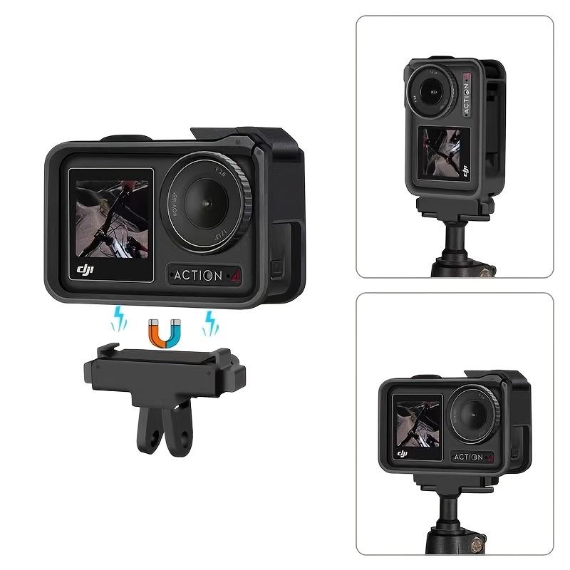 DJI Osmo Action 5/4/3 Magnetic Quick-Release Base - ABS Safety Camera Mount, No Electronic Components Needed, Easy One-Handed Operation for