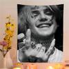 Хип-хоп рэпер Lil Peep Гобелен Арт-печать Бохо Настенные гобелены Мандала Декор Одеяло