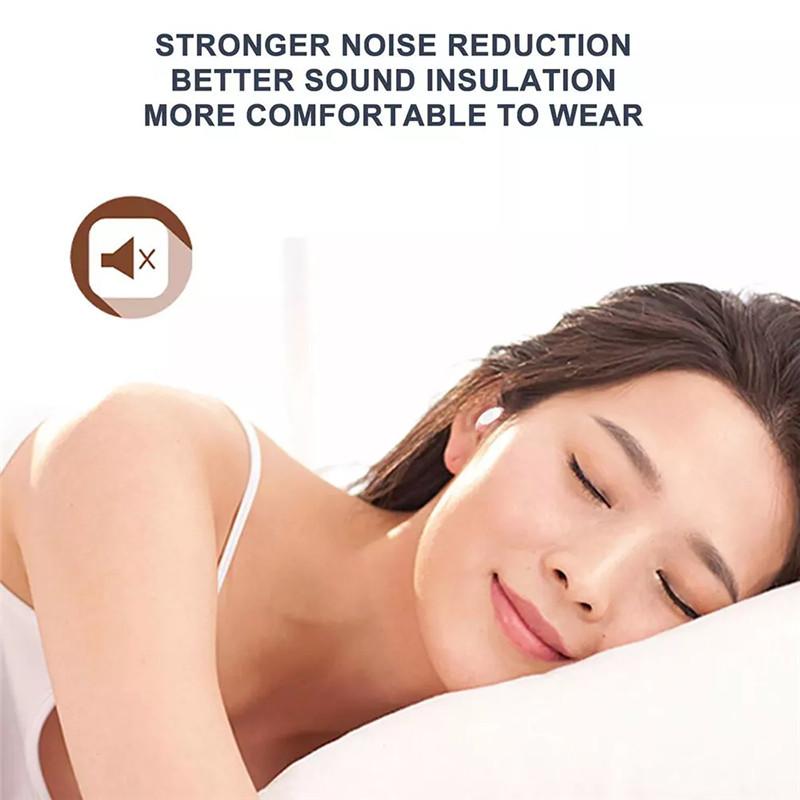 Беруши в форме петли для сна с шумоподавлением, водонепроницаемые