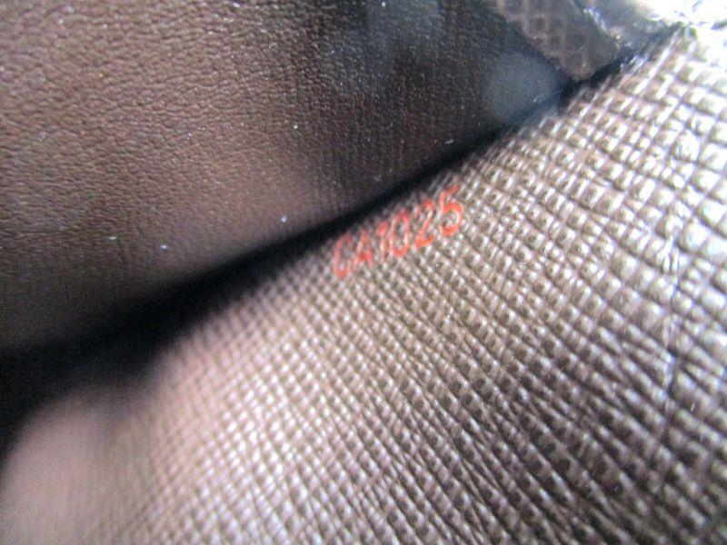 Оригинальный складной кошелек LOUIS VUITTON Damier Brown из кожи, компактный, на молнии, #9750. Открытая коробка