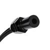Firewall Mounted Transmission Stainless Steel Oil Dipstick With Black Housing - Compatible With GM 4L80E Dipstick Transmission LS LS1 LS3 LS6 LSX