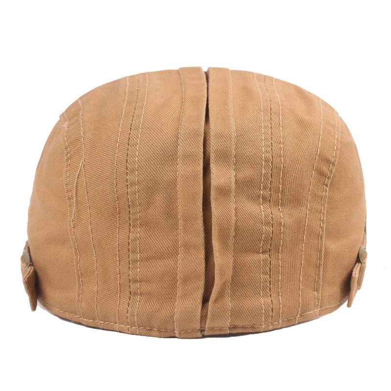 Кепка с язычком из хлопка, берет для литературной молодежи, однотонная простая шляпа, кепка для людей среднего и пожилого возраста, мужская шляпа