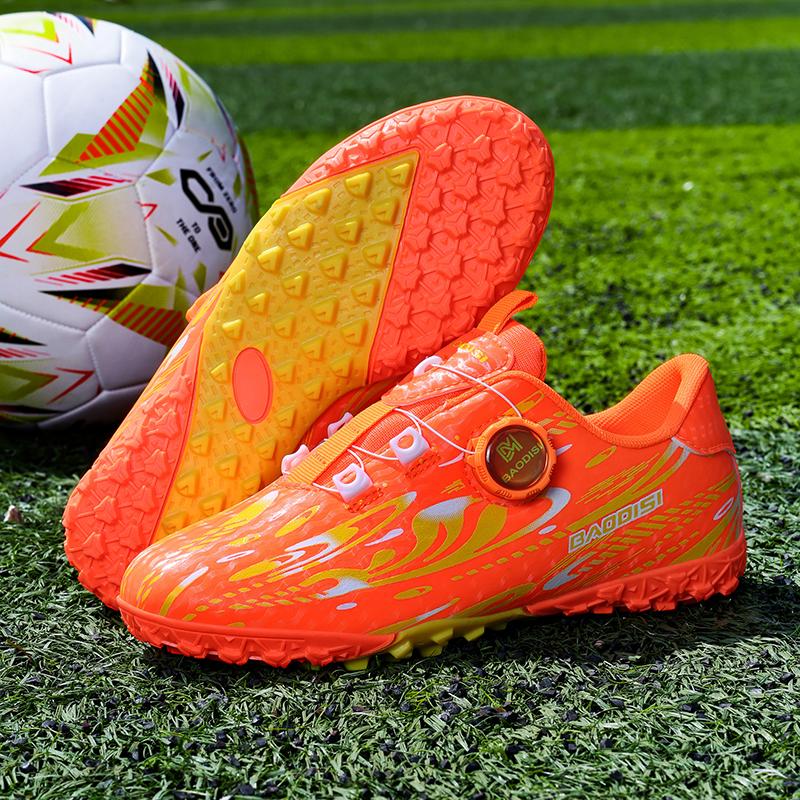 New Children Football Boots Society Cleats Soccer Shoes Professional Boys Girls Football Field Boots Original Non Slip Athletic Shoes