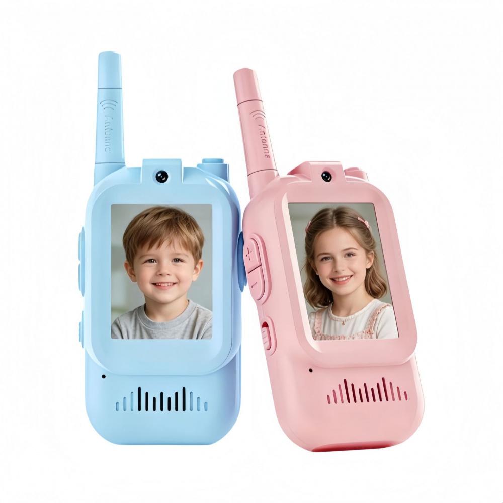 hd video call kids video walkie‑talkie toy two‑way radio parent‑child interactive cartoon game gift for boys girls