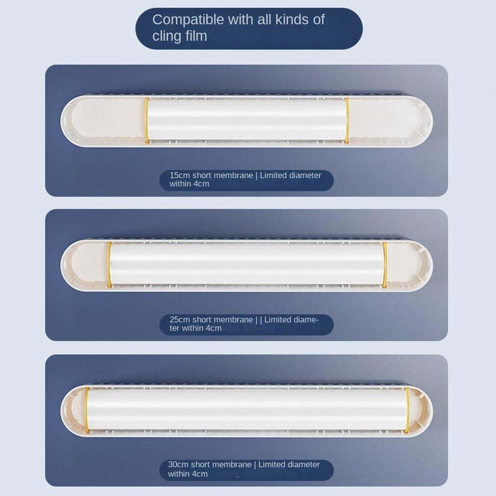 Wall Mounted Cling Film Cutter Box Suction Cup Baking Paper Cutter Household