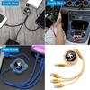 2026 Hot Car Sticker Car Internal Accessories 3 In 1 Micro Car logo Charger For Peugeot 407 508 5008 307 308 3008 206 207 208 10