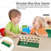 Настольная игра «Закрой коробку» с 2 кубиками для 2 игроков, для детей, взрослых, для всей семьи, образовательная математическая игра с числами, деревянная игрушка «Закрой коробку», ночной реквизит