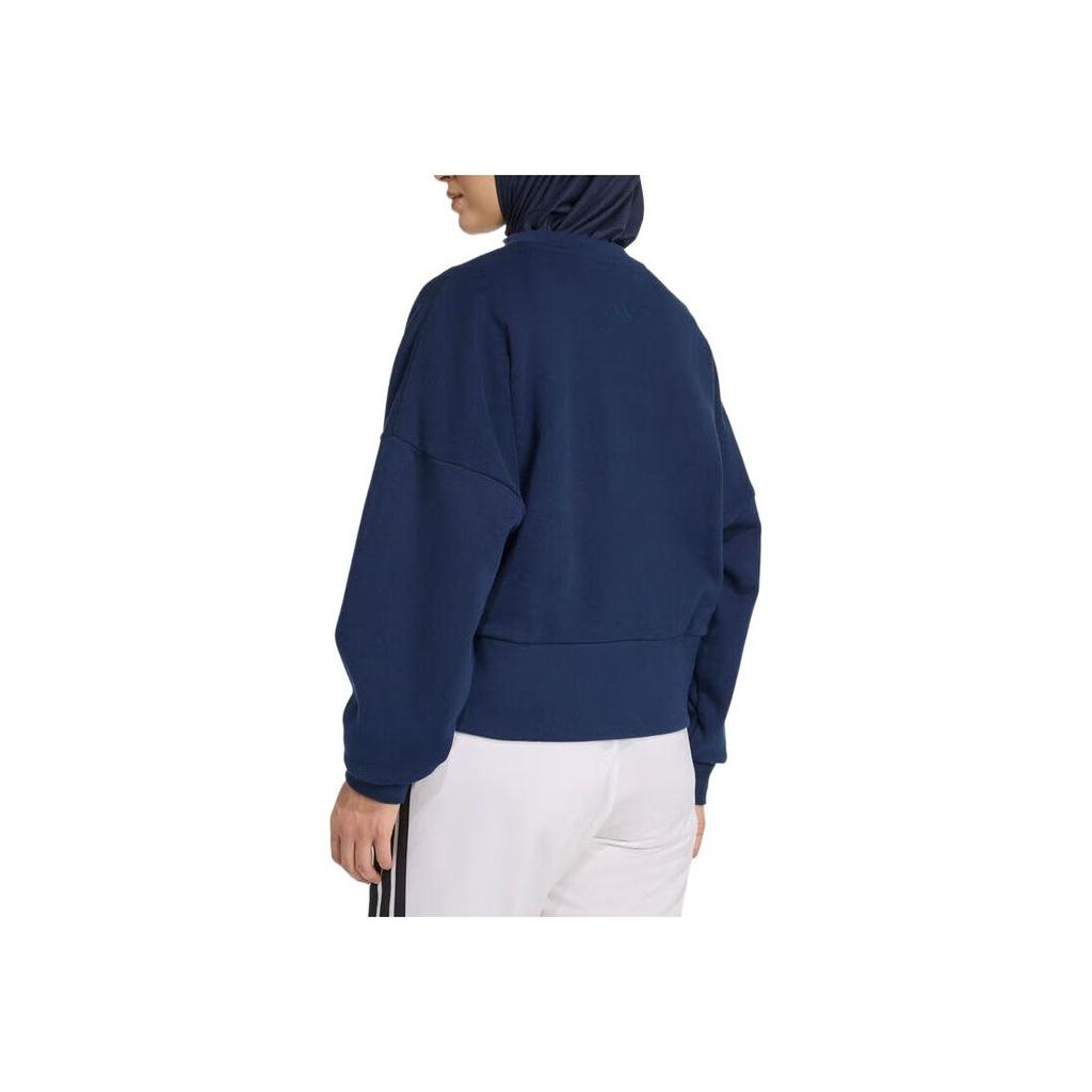 Adidas W Cat Sweat Pullover Round Neck Comfortable Sweatshirt Women Sweatshirt JV8406