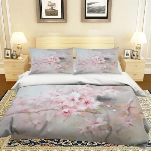 Comforter Peach Blossom Bed Decoration First Choice Gift Suitable For Children Kids And Adults Comfortable And Breathable
